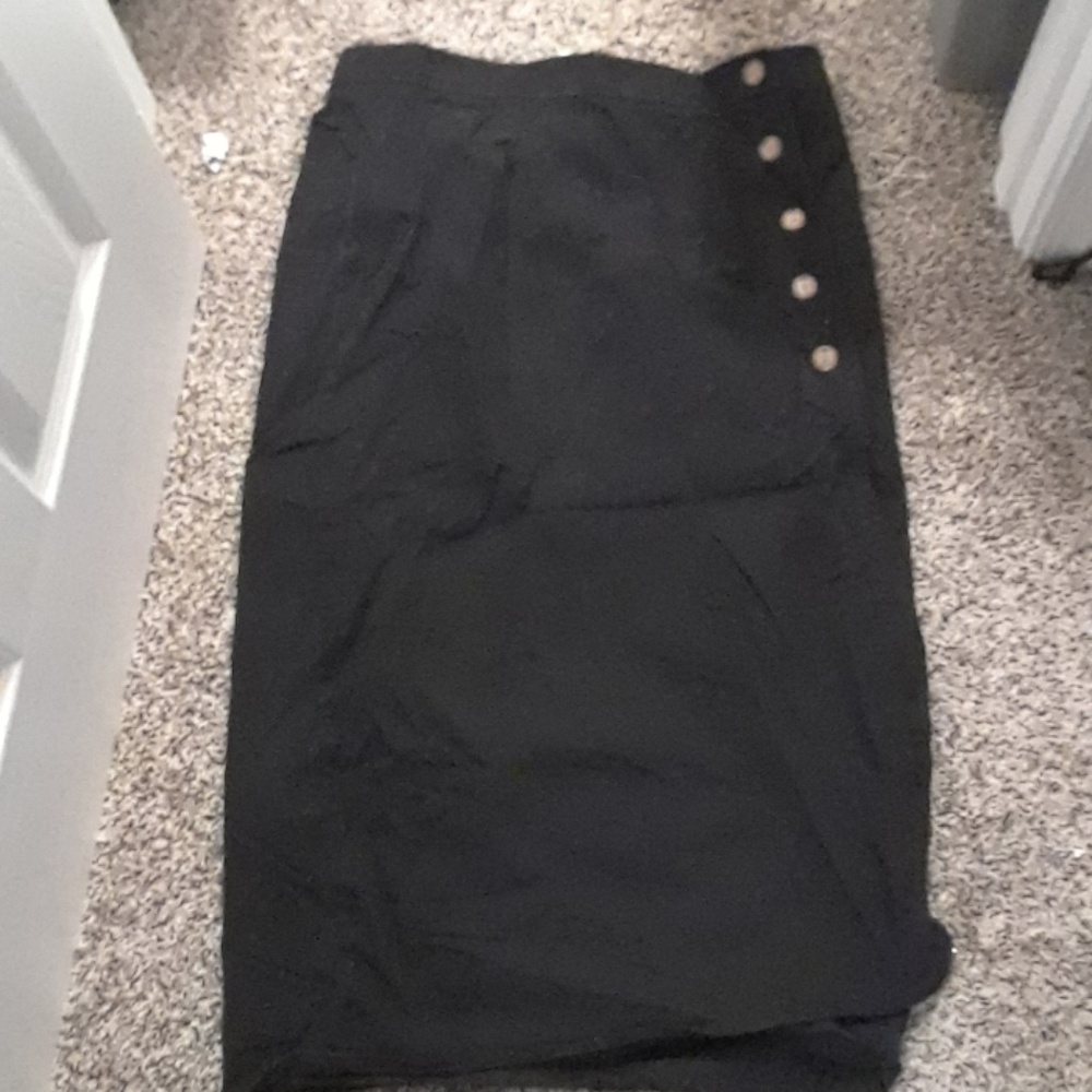 Denim Wrap-around Skirt